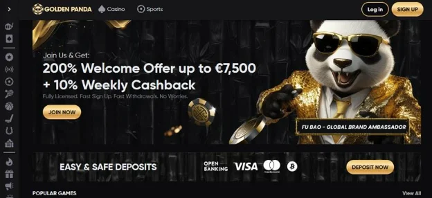 Golden Panda casino – krijg elke week 10% van je verliezen terug  Golden Panda – krijg elke week 10% van je verliezen terug